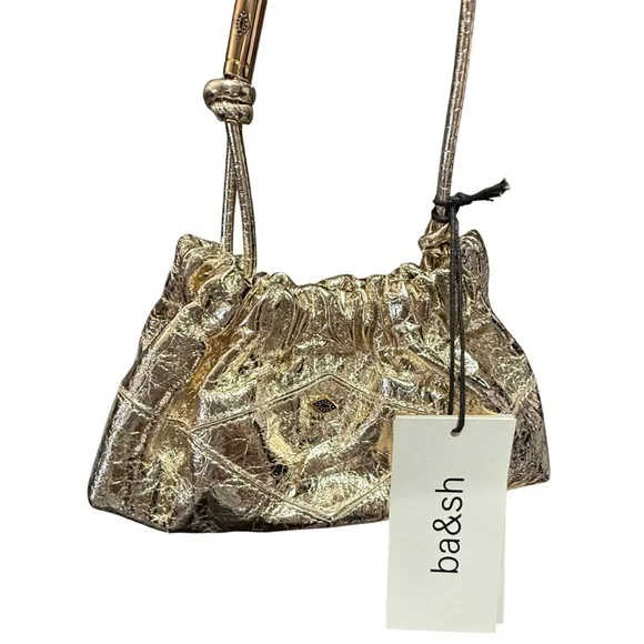 Ba&sh  June leather shoulder bag - Picture 4 of 10